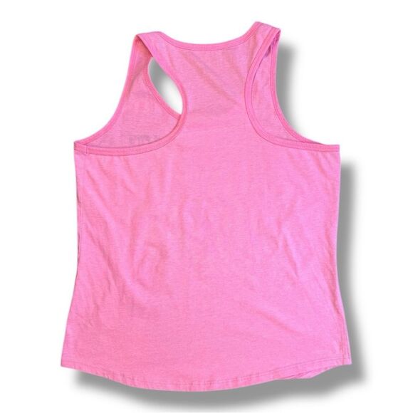 Chin Up Apparel Pink I DON’T SWEAT I SPARKLE Workout Tank Top Sz M - Picture 5 of 9
